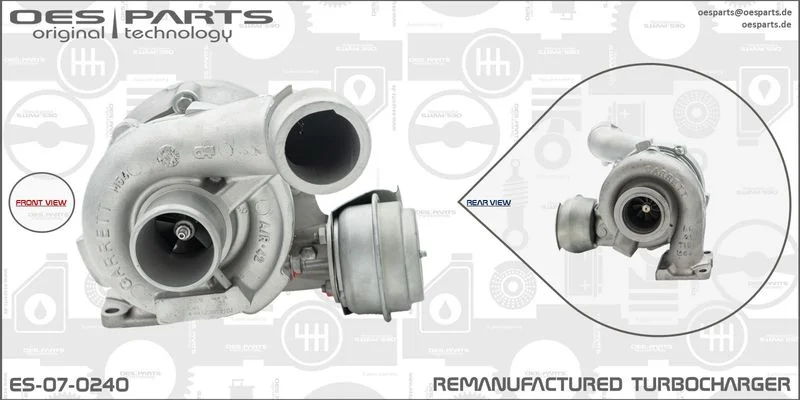 Kompresorius, įkrovimo sistema oes parts ES-07-0240