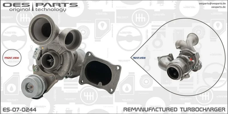 Kompresorius, įkrovimo sistema oes parts ES-07-0244