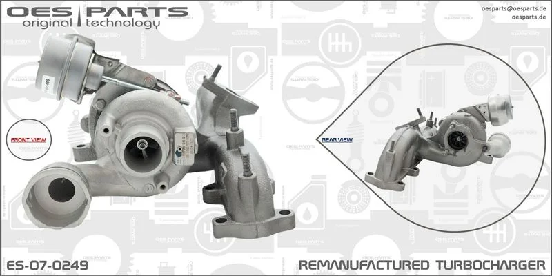 Kompresorius, įkrovimo sistema oes parts ES-07-0249