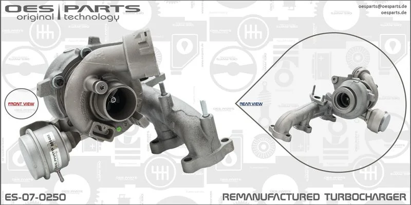 Kompresorius, įkrovimo sistema oes parts ES-07-0250