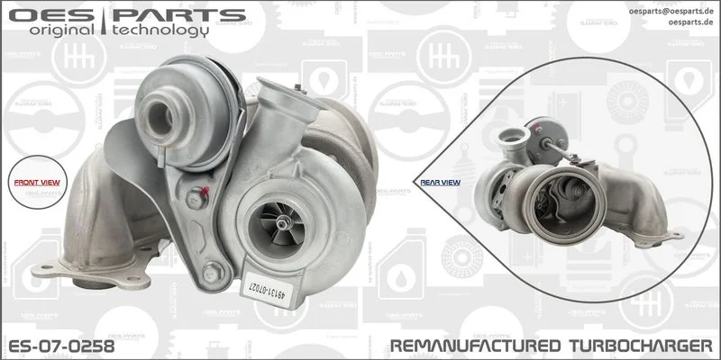 Kompresorius, įkrovimo sistema oes parts ES-07-0258