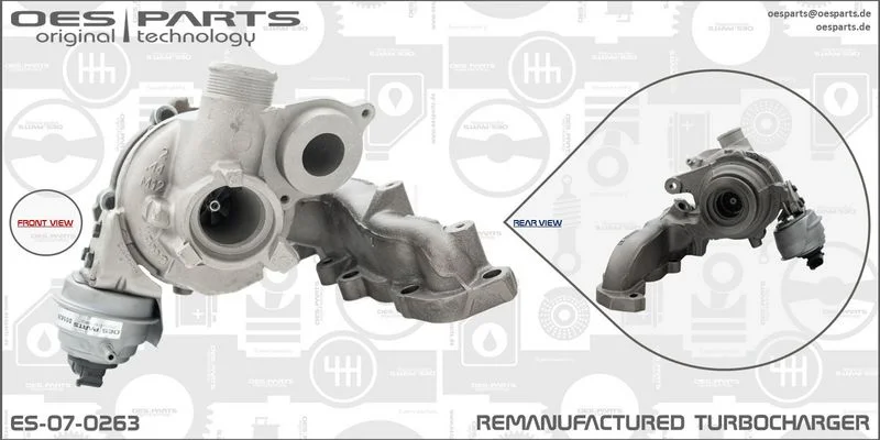 Kompresorius, įkrovimo sistema oes parts ES-07-0263