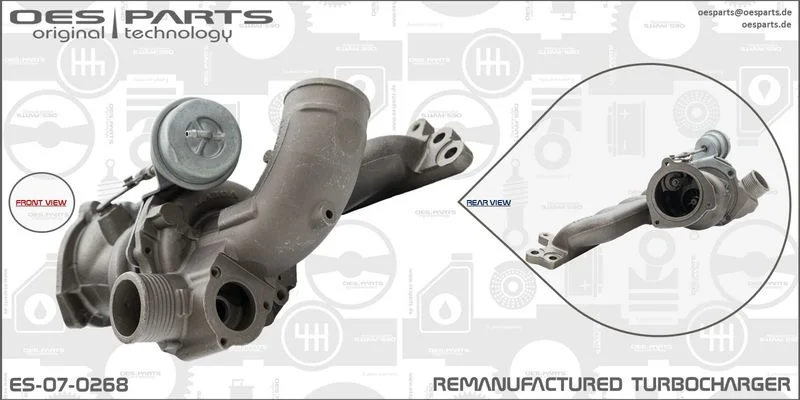 Kompresorius, įkrovimo sistema oes parts ES-07-0268