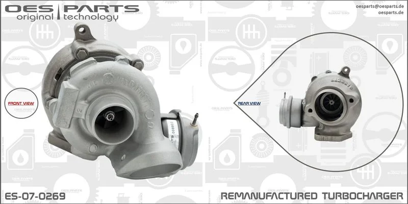 Kompresorius, įkrovimo sistema oes parts ES-07-0269
