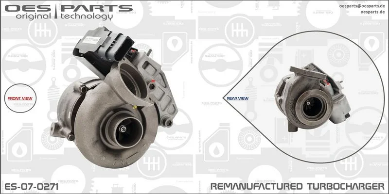 Kompresorius, įkrovimo sistema oes parts ES-07-0271