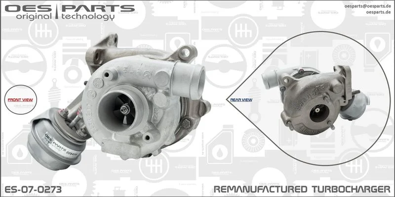 Kompresorius, įkrovimo sistema oes parts ES-07-0273