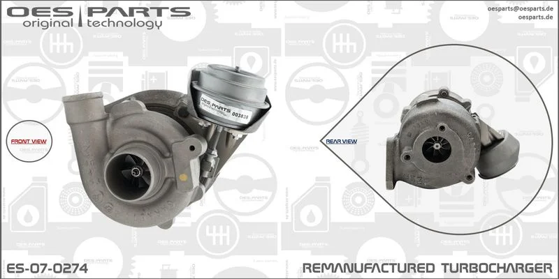 Kompresorius, įkrovimo sistema oes parts ES-07-0274