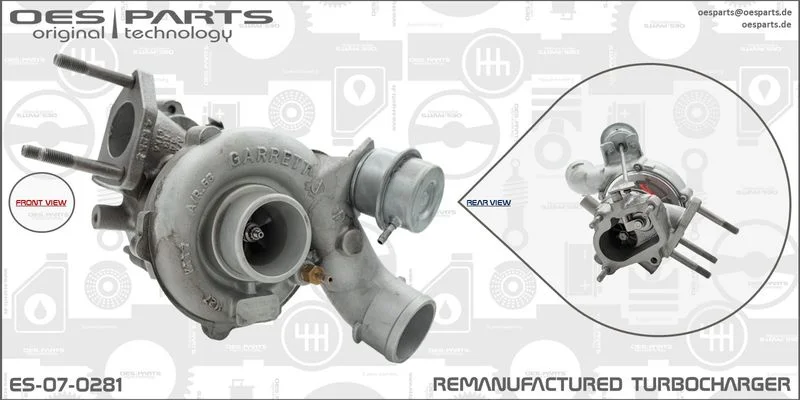 Kompresorius, įkrovimo sistema oes parts ES-07-0281