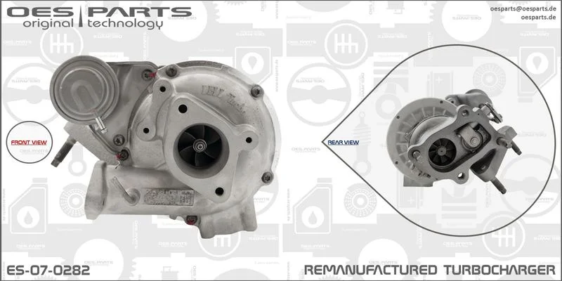 Kompresorius, įkrovimo sistema oes parts ES-07-0282