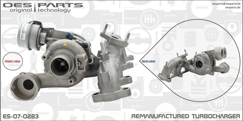 Kompresorius, įkrovimo sistema oes parts ES-07-0283