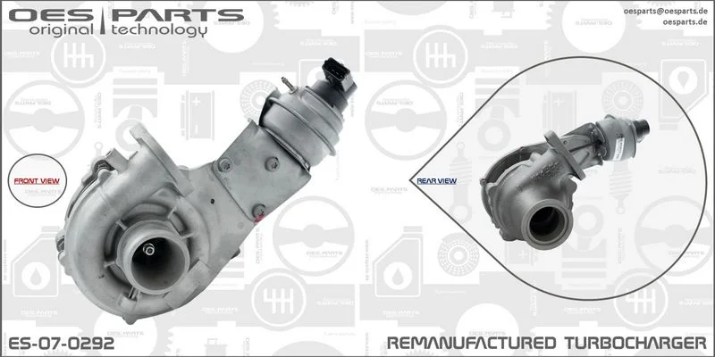 Kompresorius, įkrovimo sistema oes parts ES-07-0292
