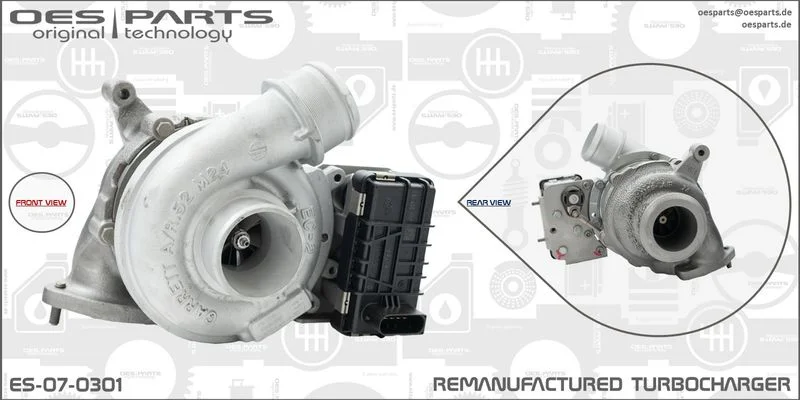 Kompresorius, įkrovimo sistema oes parts ES-07-0301