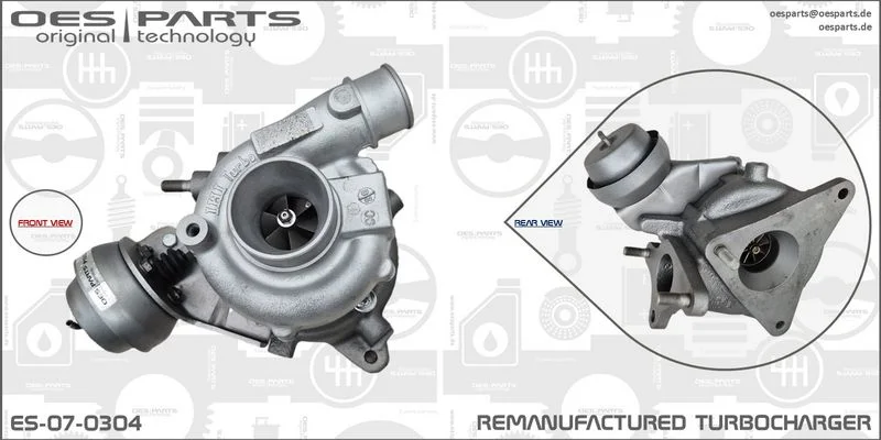 Kompresorius, įkrovimo sistema oes parts ES-07-0304
