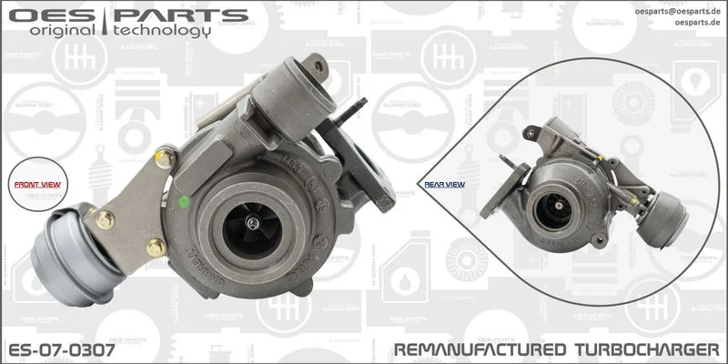 Kompresorius, įkrovimo sistema oes parts ES-07-0307