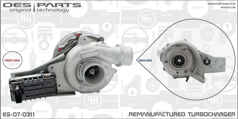 Kompresorius, įkrovimo sistema oes parts ES-07-0311
