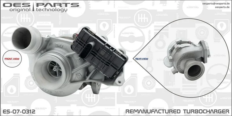 Kompresorius, įkrovimo sistema oes parts ES-07-0312
