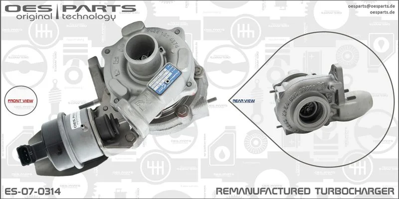 Kompresorius, įkrovimo sistema oes parts ES-07-0314