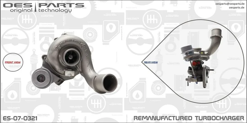 Kompresorius, įkrovimo sistema oes parts ES-07-0321