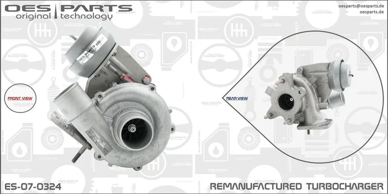 Kompresorius, įkrovimo sistema oes parts ES-07-0324