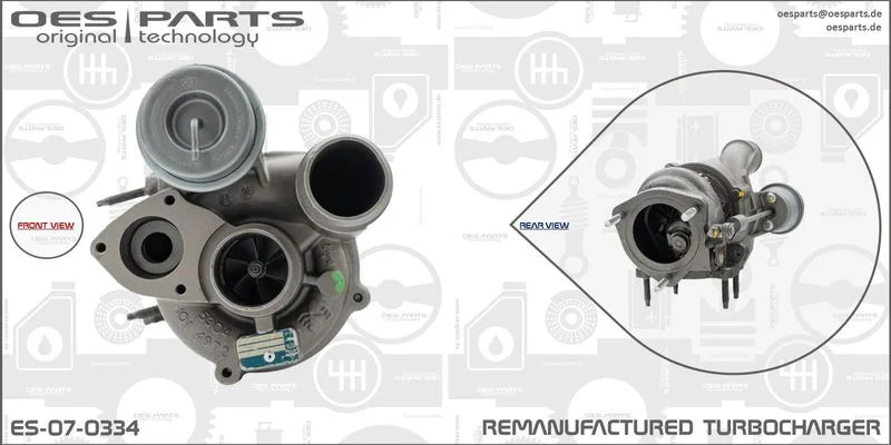 Kompresorius, įkrovimo sistema oes parts ES-07-0334