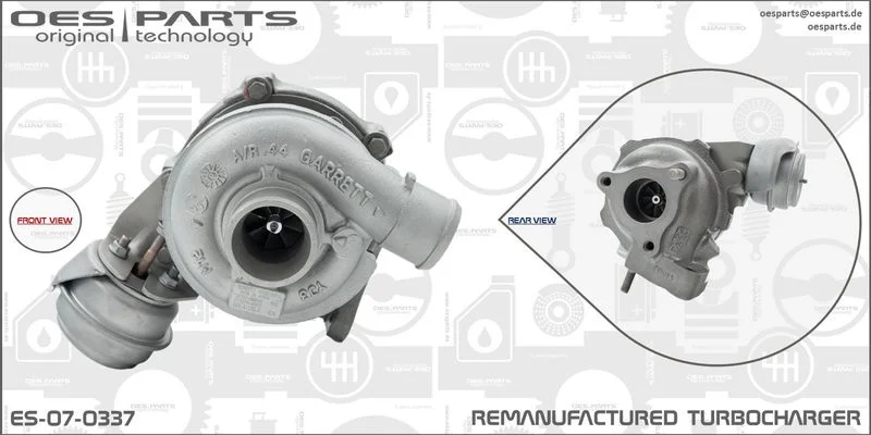 Kompresorius, įkrovimo sistema oes parts ES-07-0337
