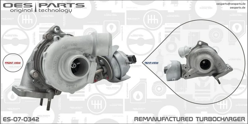 Kompresorius, įkrovimo sistema oes parts ES-07-0342