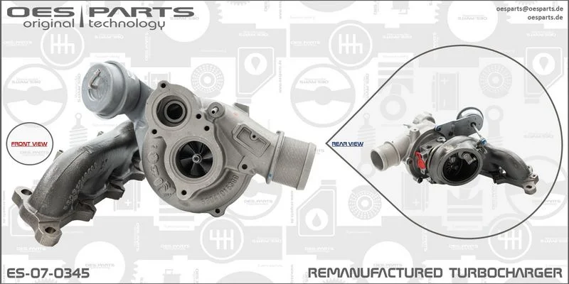 Kompresorius, įkrovimo sistema oes parts ES-07-0345