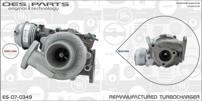 Kompresorius, įkrovimo sistema oes parts ES-07-0349