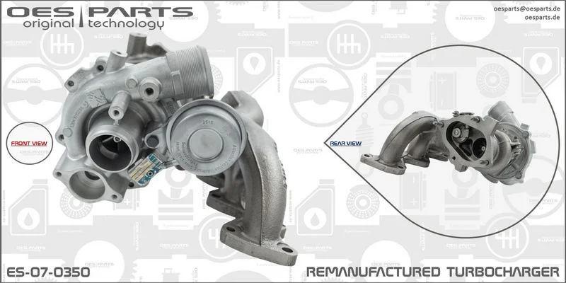 Kompresorius, įkrovimo sistema oes parts ES-07-0350