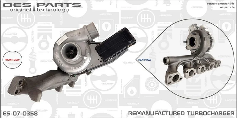 Kompresorius, įkrovimo sistema OES Parts ES-07-0358