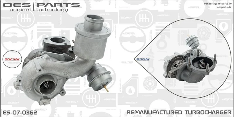 Kompresorius, įkrovimo sistema oes parts ES-07-0362