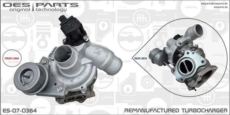 Kompresorius, įkrovimo sistema oes parts ES-07-0364