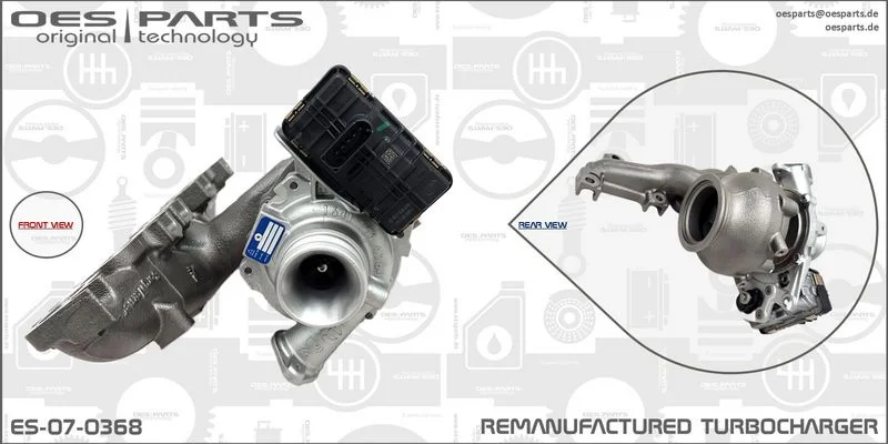 Kompresorius, įkrovimo sistema oes parts ES-07-0368