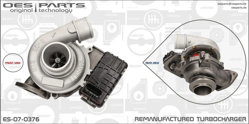Kompresorius, įkrovimo sistema oes parts ES-07-0376
