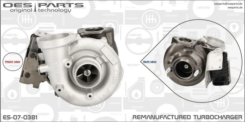 Kompresorius, įkrovimo sistema oes parts ES-07-0381