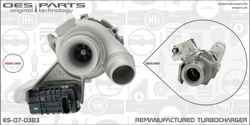 Kompresorius, įkrovimo sistema oes parts ES-07-0383