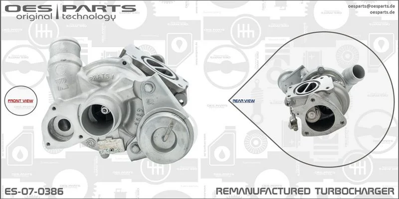Kompresorius, įkrovimo sistema oes parts ES-07-0386