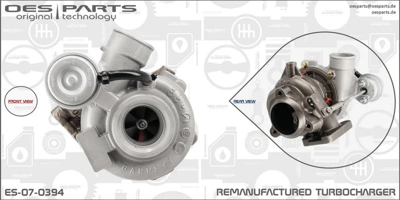 Kompresorius, įkrovimo sistema oes parts ES-07-0394