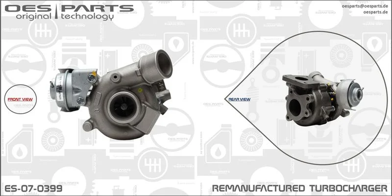 Kompresorius, įkrovimo sistema oes parts ES-07-0399