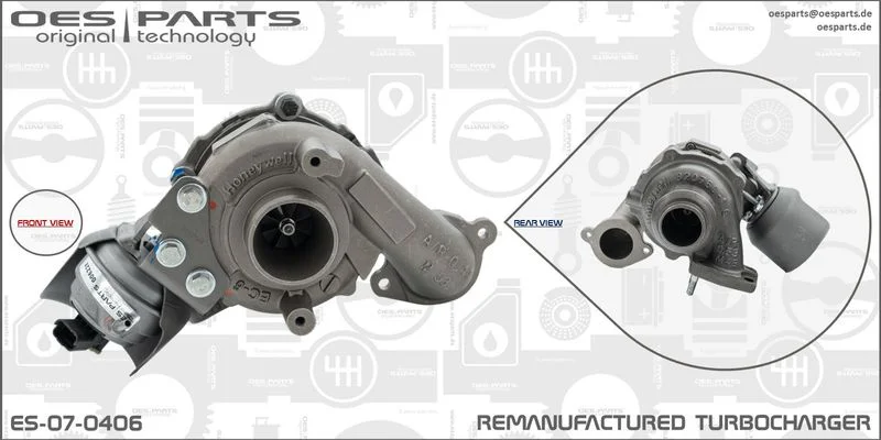 Kompresorius, įkrovimo sistema oes parts ES-07-0406