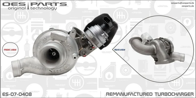 Kompresorius, įkrovimo sistema oes parts ES-07-0408