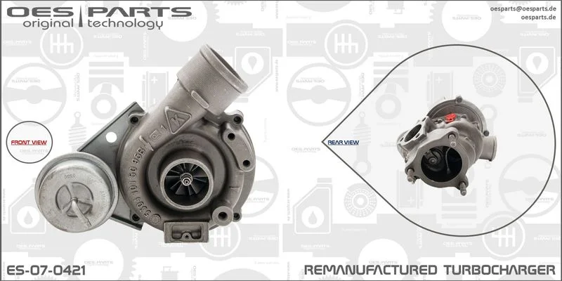 Kompresorius, įkrovimo sistema oes parts ES-07-0421