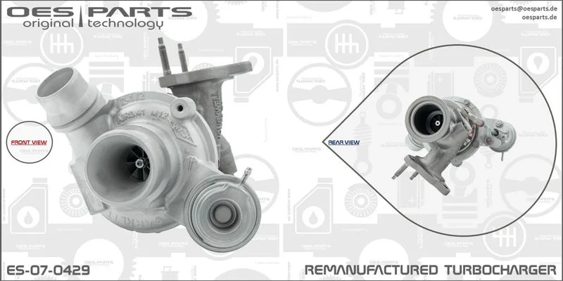Kompresorius, įkrovimo sistema oes parts ES-07-0429
