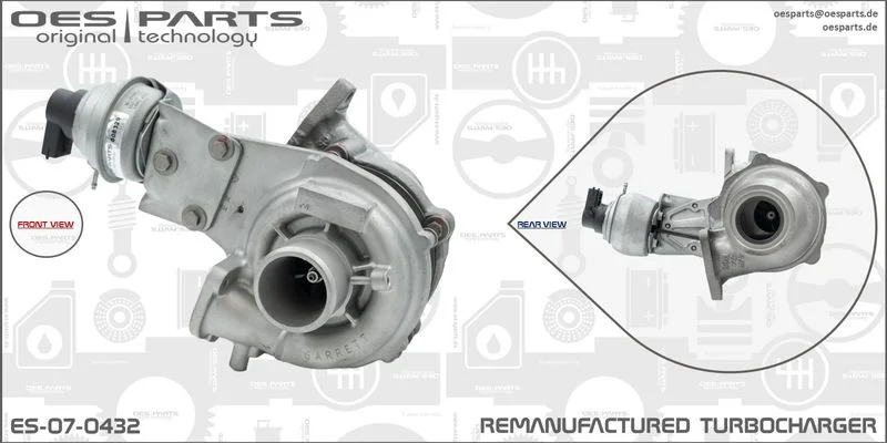 Kompresorius, įkrovimo sistema OES Parts ES-07-0432