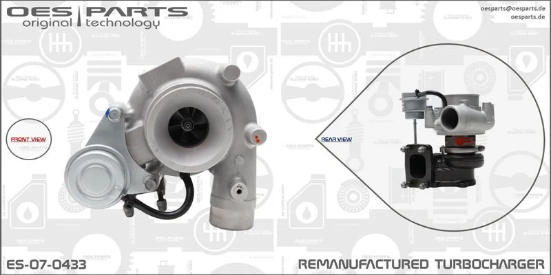 Kompresorius, įkrovimo sistema OES Parts ES-07-0433