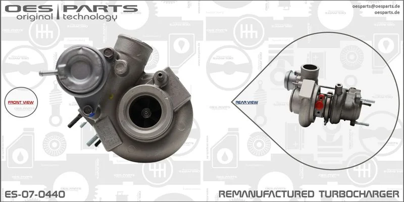 Kompresorius, įkrovimo sistema oes parts ES-07-0440