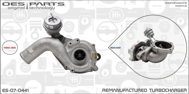 Kompresorius, įkrovimo sistema oes parts ES-07-0441