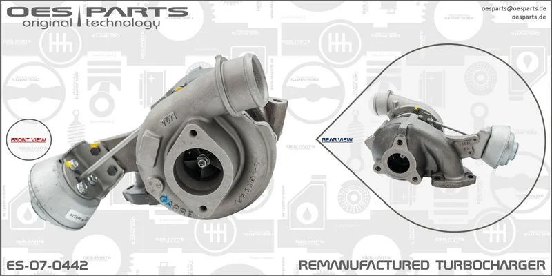 Kompresorius, įkrovimo sistema oes parts ES-07-0442