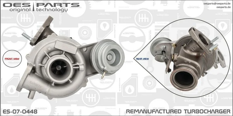 Kompresorius, įkrovimo sistema oes parts ES-07-0448