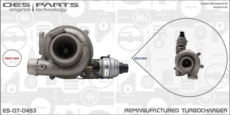 Kompresorius, įkrovimo sistema oes parts ES-07-0453
